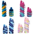 16OZ Leakproof Portable Collapsible Silicone Water Bottles | https://www.bestnamebadges.com