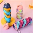 16OZ Leakproof Portable Collapsible Silicone Water Bottles | https://www.bestnamebadges.com