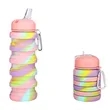 16OZ Leakproof Portable Collapsible Silicone Water Bottles | https://www.bestnamebadges.com