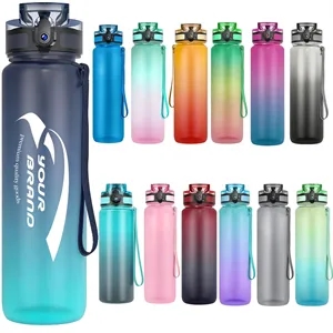 32OZ Gradient Wide Mouth BPA Free Water Bottle