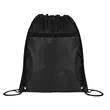 Drawstring Sports Bag With Mesh Pockets | https://www.bestnamebadges.com