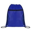 Drawstring Sports Bag With Mesh Pockets | https://www.bestnamebadges.com