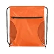 Drawstring Sports Bag With Mesh Pockets | https://www.bestnamebadges.com
