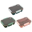 Custom Logo Multi Compartment Lunch Box for Work Travel | https://www.bestnamebadges.com