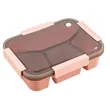 Custom Logo Multi Compartment Lunch Box for Work Travel | https://www.bestnamebadges.com