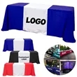 Custom Logo Table Runner for Trade Shows and Events | https://www.bestnamebadges.com