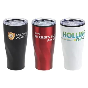 Oasis 20 oz Stainless Steel/Polypropylene Tumbler | https://www.bestnamebadges.com