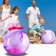 Custom Inflatable Beach Ball Multi Color Fun Toy | https://www.bestnamebadges.com
