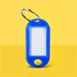 Plastic Key Tags With Label Window | https://www.bestnamebadges.com