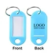 Plastic Key Tags With Label Window | https://www.bestnamebadges.com