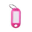 Plastic Key Tags With Label Window | https://www.bestnamebadges.com