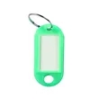 Plastic Key Tags With Label Window | https://www.bestnamebadges.com