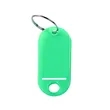 Plastic Key Tags With Label Window | https://www.bestnamebadges.com