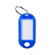 Plastic Key Tags With Label Window | https://www.bestnamebadges.com