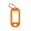 Plastic Key Tags With Label Window | https://www.bestnamebadges.com
