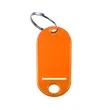 Plastic Key Tags With Label Window | https://www.bestnamebadges.com