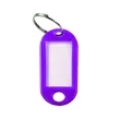 Plastic Key Tags With Label Window | https://www.bestnamebadges.com