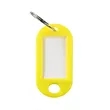 Plastic Key Tags With Label Window | https://www.bestnamebadges.com