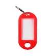 Plastic Key Tags With Label Window | https://www.bestnamebadges.com