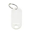 Plastic Key Tags With Label Window | https://www.bestnamebadges.com