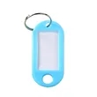 Plastic Key Tags With Label Window | https://www.bestnamebadges.com