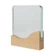 Ola Crystal Award with Wood Base | https://www.bestnamebadges.com