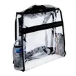 Ramsey Clear Drawstring Backpack | https://www.bestnamebadges.com