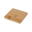 Brandon Single Bamboo Coaster | https://www.bestnamebadges.com