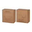 Brandon IV 4-Piece Bamboo Coaster Set | https://www.bestnamebadges.com
