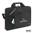 Solo New York Lead Slim Briefcase | https://www.bestnamebadges.com