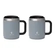Manna™ Boulder Two-Piece Camping Mug Gift Set | https://www.bestnamebadges.com