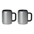 Manna™ Boulder Two-Piece Camping Mug Gift Set | https://www.bestnamebadges.com