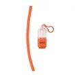 Bellini Silicone Straw in Capsule Case | https://www.bestnamebadges.com