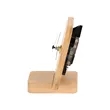Cade Bamboo Desk Clock | https://www.bestnamebadges.com