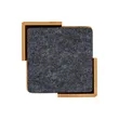 Redmond 6pc Recycled Felt Coaster Set | https://www.bestnamebadges.com