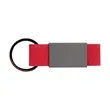 Boyd Aluminum & Leatherette Keyring | https://www.bestnamebadges.com