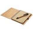 Albany Bamboo Notebook & Pen | https://www.bestnamebadges.com