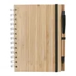 Albany Bamboo Notebook & Pen | https://www.bestnamebadges.com