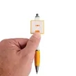Puzzle Plunge-Action Ballpoint Pen | https://www.bestnamebadges.com