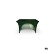 DisplaySplash 4' RPET Stretch Open Back Table Cover | https://www.bestnamebadges.com