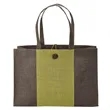 Charlotte Natural Jute Tote | https://www.bestnamebadges.com