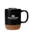 Kenya 14 oz. Ceramic Mug With Cork Base | https://www.bestnamebadges.com