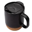 Kenya 14 oz. Ceramic Mug With Cork Base | https://www.bestnamebadges.com