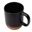 Kenya 14 oz. Ceramic Mug With Cork Base | https://www.bestnamebadges.com