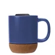 Kenya 14 oz. Ceramic Mug With Cork Base | https://www.bestnamebadges.com