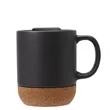 Kenya 14 oz. Ceramic Mug With Cork Base | https://www.bestnamebadges.com