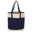 Myrtle Natural Canvas Tote | https://www.bestnamebadges.com