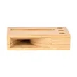 Allegra Bamboo Phone Stand & Amplifier | https://www.bestnamebadges.com