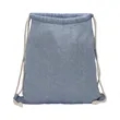 Huron Recycled Cotton Drawstring Tote | https://www.bestnamebadges.com