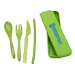 Alameda Wheat Straw Cutlery Set | https://www.bestnamebadges.com